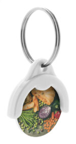 portachiavi con gettone - immagine 2