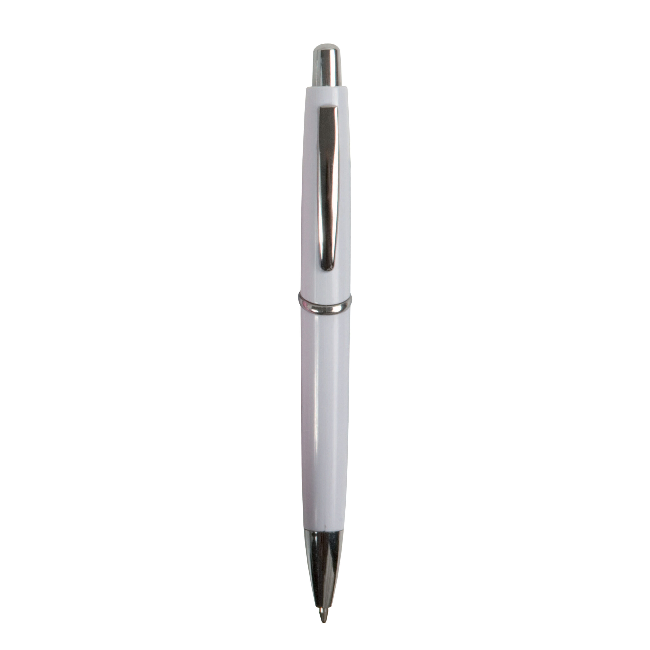 12812_01-3 Penna a scatto in plastica ABS, fusto colorato e clip in metallo, refill jumbo - immagine 1