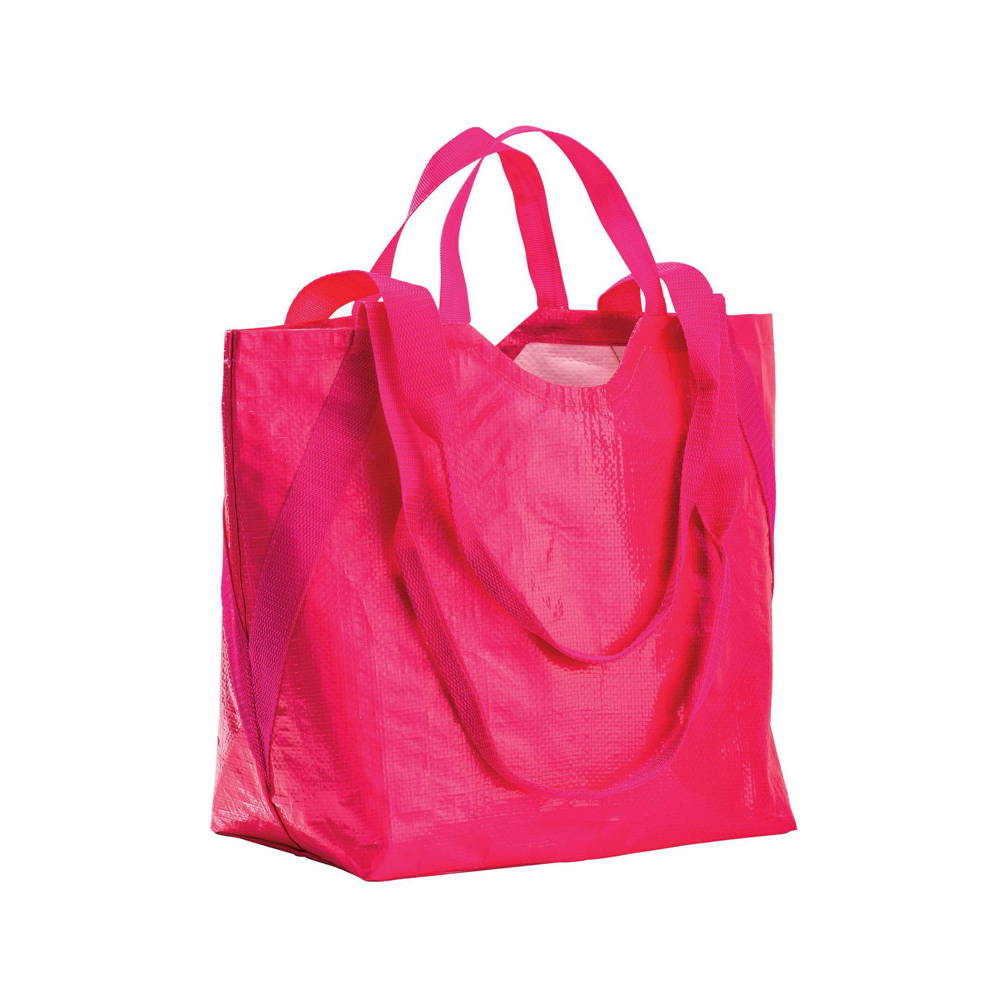 19141_27 Shopper in polipropilene con manici doppi a nastro (corti e lunghi) - immagine 1