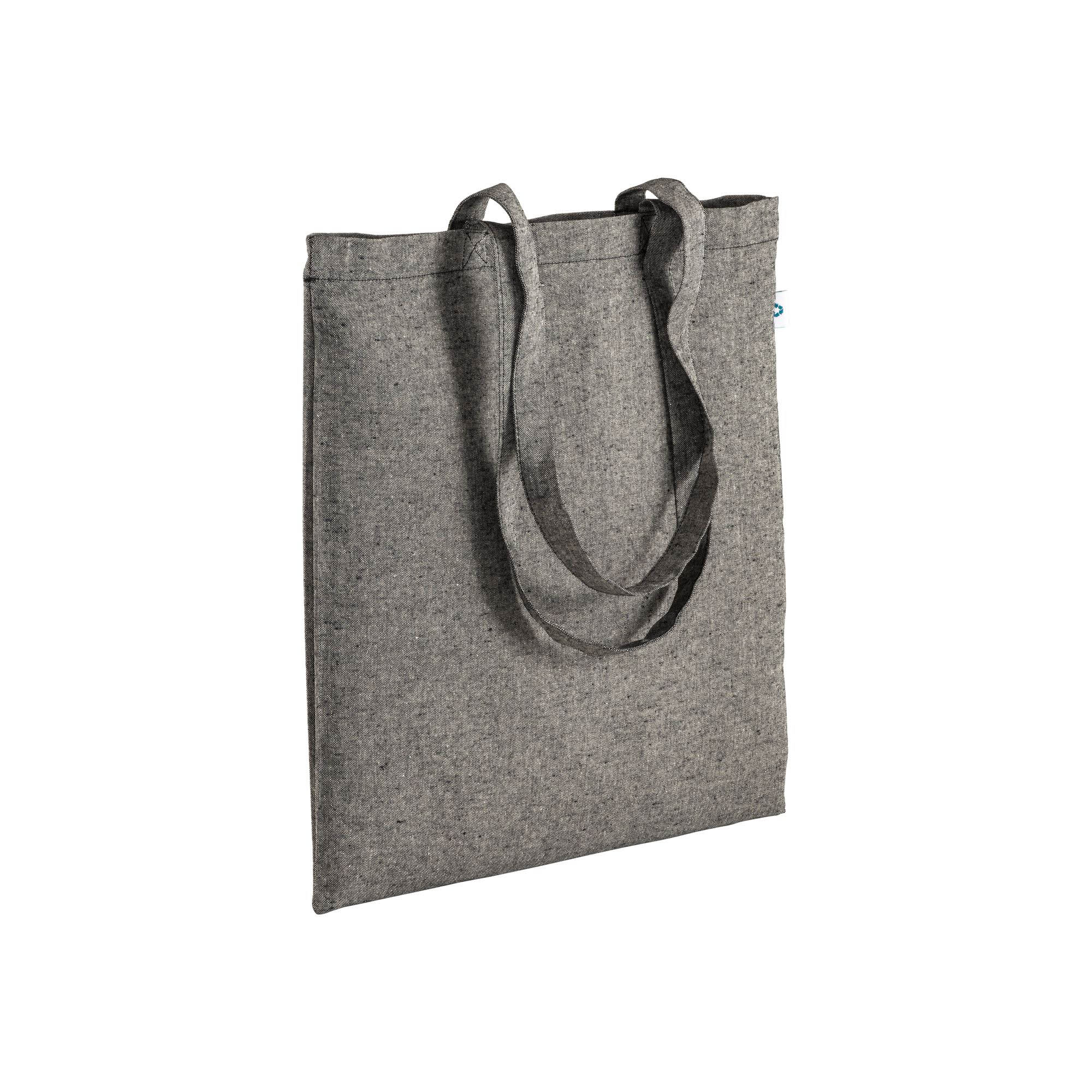 21122_02 Shopper in cotone riciclato 190 g/m2, manici lunghi - immagine 1