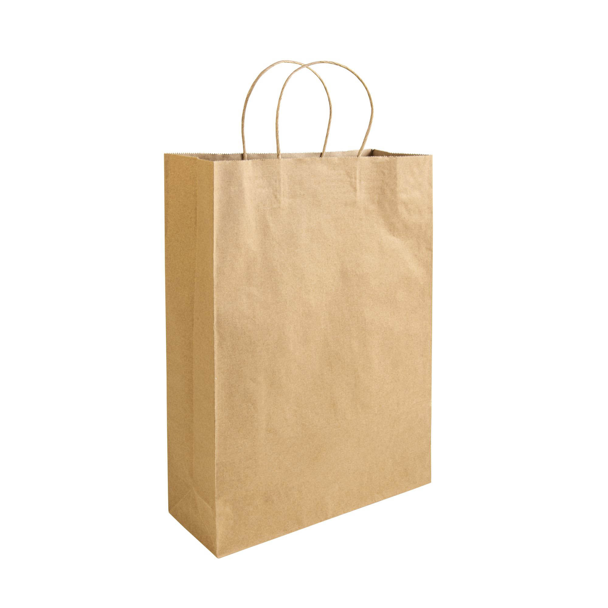 23123_22 Shopper in carta riciclata 100 gr/m2 con soffietto - immagine 1