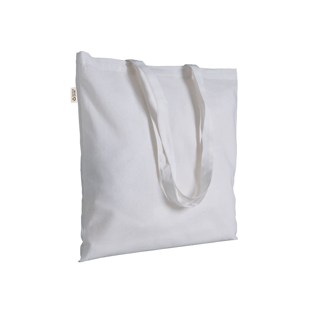 24103_01-2 Shopper in cotone/poliestere riciclato 180 g/m2, manici lunghi - immagine 1