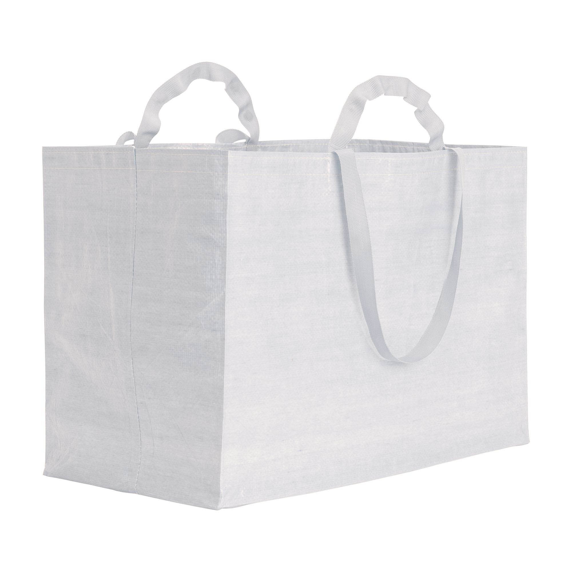 24109_01-2 Shopper maxi in polipropilene riciclato con manici doppi a nastro (corti e lunghi) - immagine 1