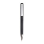 Penna twist in plastica gommata. Clip idonea a stampa laser tono su tono