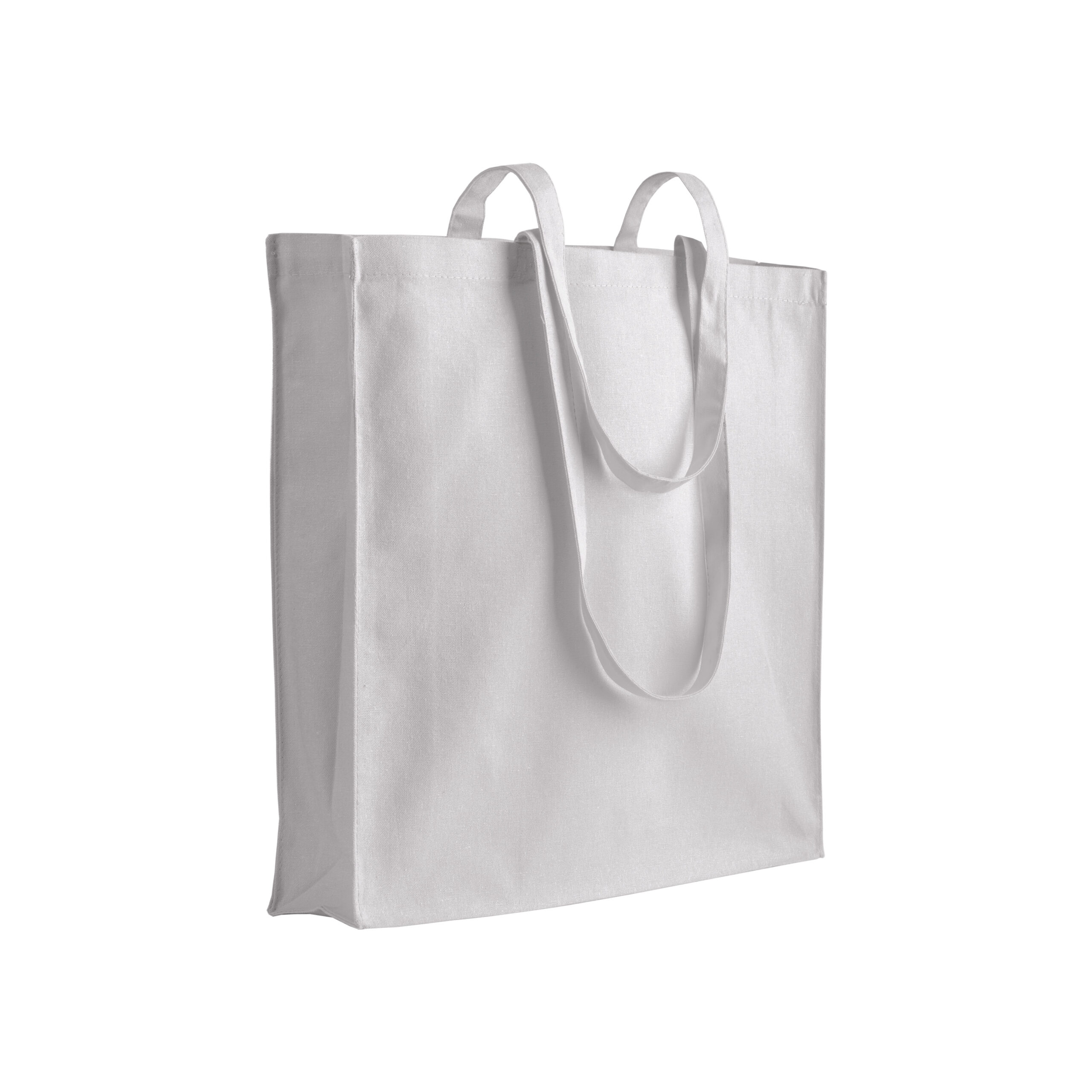 26106_01-12 Borsa shopper a tinta unita in cotone riciclato da 220 g/m2 - immagine 1