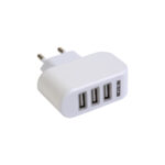Caricatore multi-porta USB da parete ,in plastica con tre ingressi