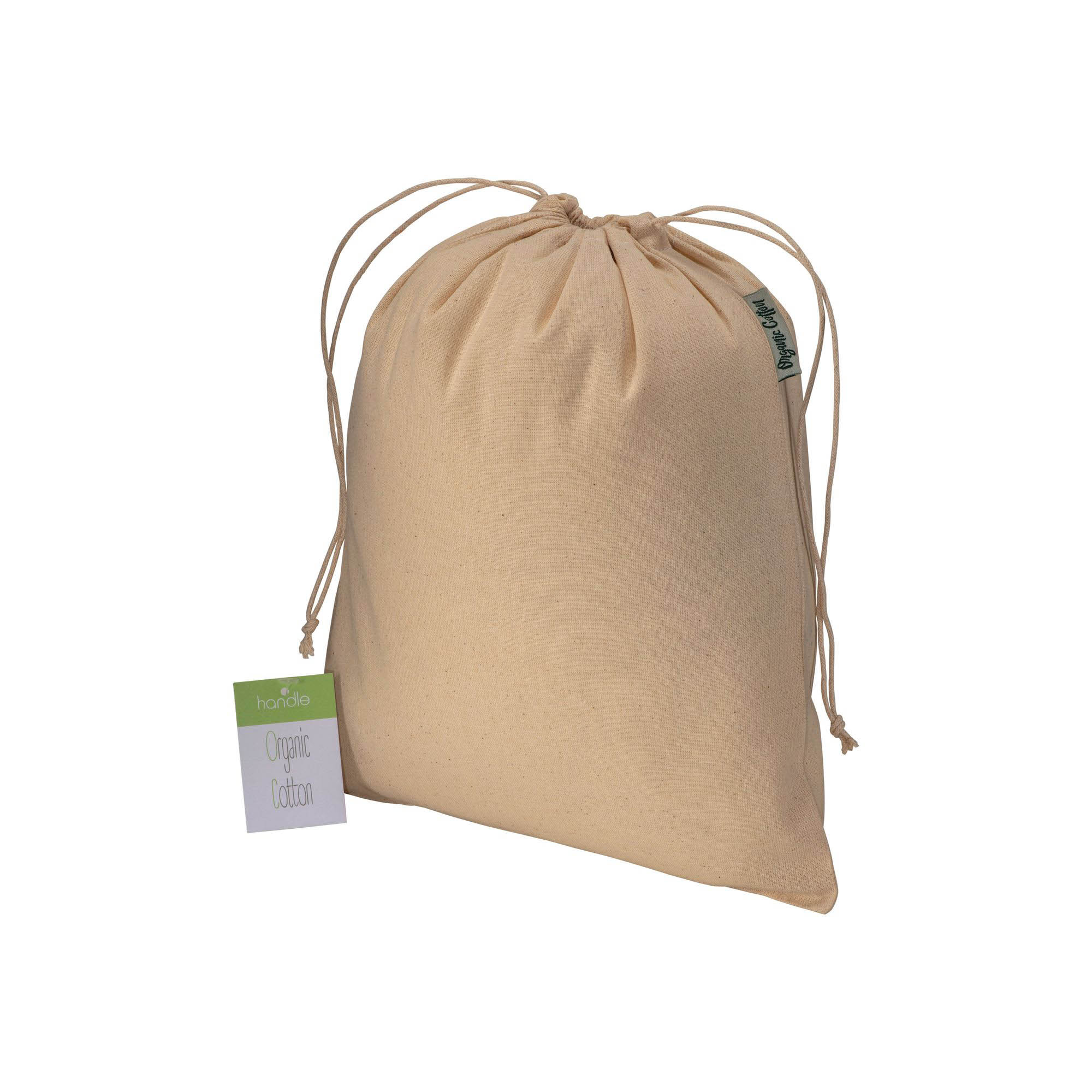21104_22 Sacchetto regalo in cotone biologico 140g/m2, 25 x 30 cm - immagine 1