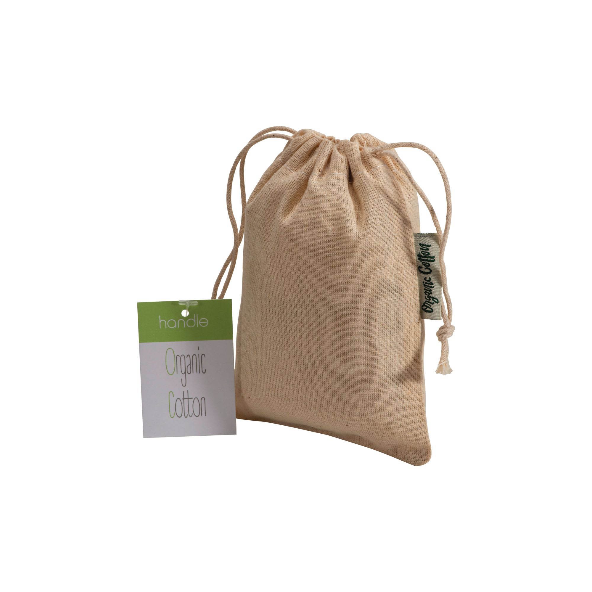 21106_22 Sacchetto regalo in cotone biologico 140g/m2, 10 x 14 cm - immagine 1