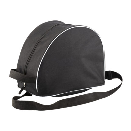 Borsa porta casco in poliestere 600d con tracolla e tasca porta guanti