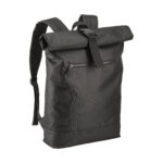 Zaino Roll porta PC (17") in poliestere riciclato R-PET con tasca esterna con cerniera