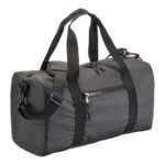 Borsa Duffle in poliestere water resistant. Tracolla regolabile e removibile con fibbia
