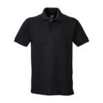 Polo unisex in cotone e poliestere rigenerati da 200 g/m2