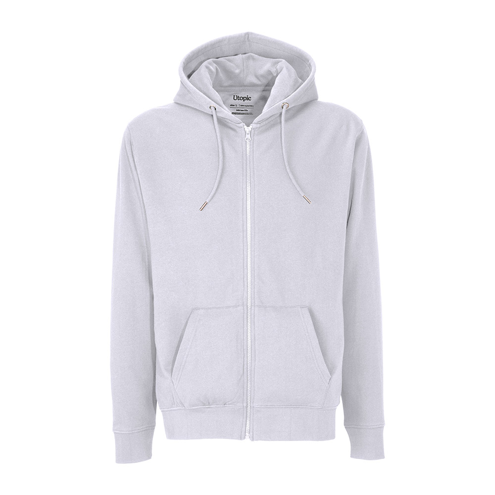 ut23010_01 Felpa con cappuccio unisex 100% tessuto rigenerato - immagine 1
